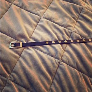 Betsy Johnson Leather Studded Belt